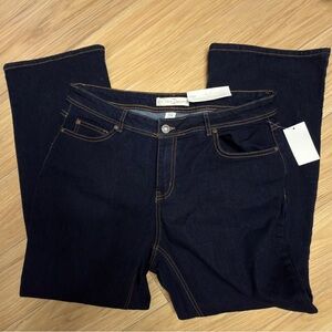 NWT Cato High Rise Hi Waisted Boot cut Dark Blue Denim Jeans Plus Size 16W
